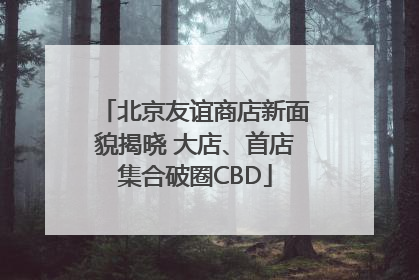 北京友谊商店新面貌揭晓 大店、首店集合破圈CBD